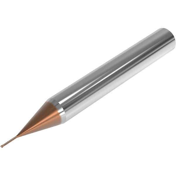 Seco - 1.5mm, 2 Flute, Single End, Solid Carbide, 0.2mm Corner Radius End Mill - 50mm OAL, 28° Helix, Right Hand Flute, 1.13mm LOC, Right Hand Cut, 10mm Extended Reach - Industrial Tool & Supply