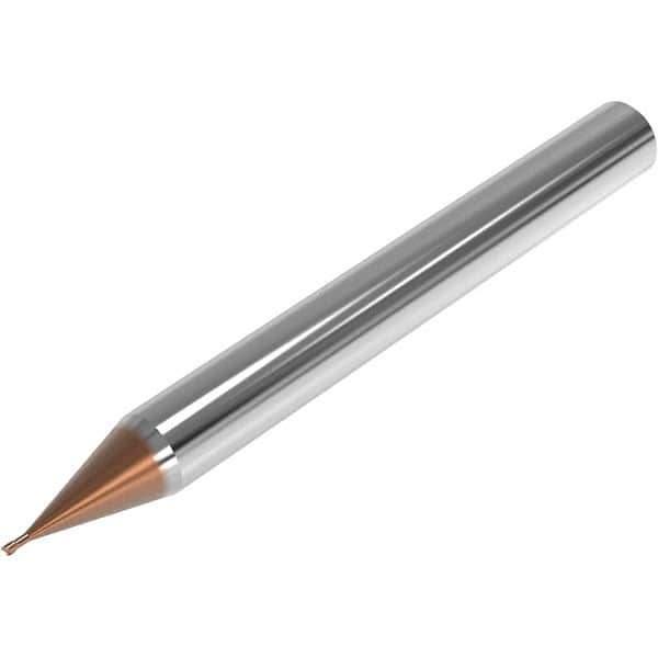 Seco - 1.2mm, 2 Flute, Single End, Solid Carbide, 0.05mm Corner Radius End Mill - 50mm OAL, 28° Helix, Right Hand Flute, 0.9mm LOC, Right Hand Cut, 1.8mm Extended Reach - Industrial Tool & Supply