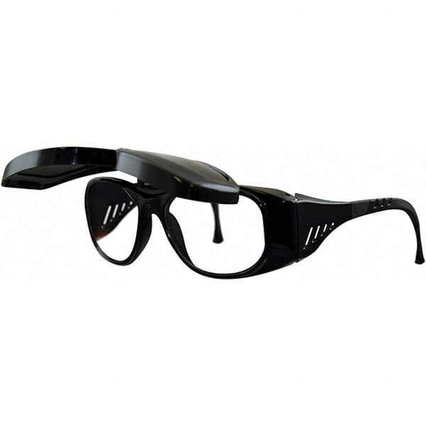 Sellstrom - Green Lenses, Framed Welding Glasses - Scratch Resistant, Black Frame, Size Universal, Wrap Around - Industrial Tool & Supply