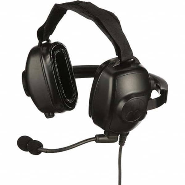 Motorola Solutions - Two-Way Radio Headsets & Earpieces Type: Headset w/Microphone Microphone Type: Boom Microphone - Industrial Tool & Supply