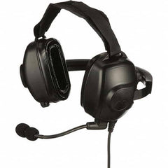 Motorola Solutions - Two-Way Radio Headsets & Earpieces Type: Headset w/Microphone Microphone Type: Boom Microphone - Industrial Tool & Supply