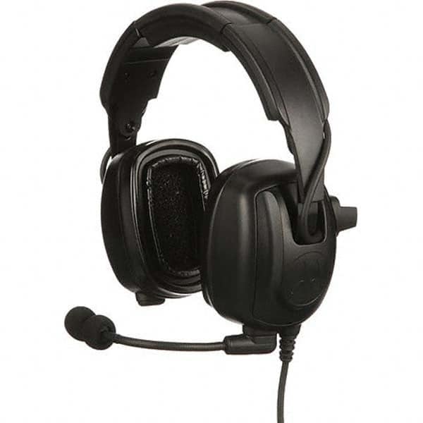 Motorola Solutions - Two-Way Radio Headsets & Earpieces Type: Headset w/Microphone Microphone Type: Boom Microphone - Industrial Tool & Supply