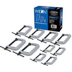 Wilton - C-Clamp & Cantilever Clamp Sets Clamp Type: Standard C-Clamp Type: Adjustable Clamp Set - Industrial Tool & Supply