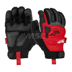 General Purpose Gloves: Size M, Polyester-Lined Black, Smooth Grip