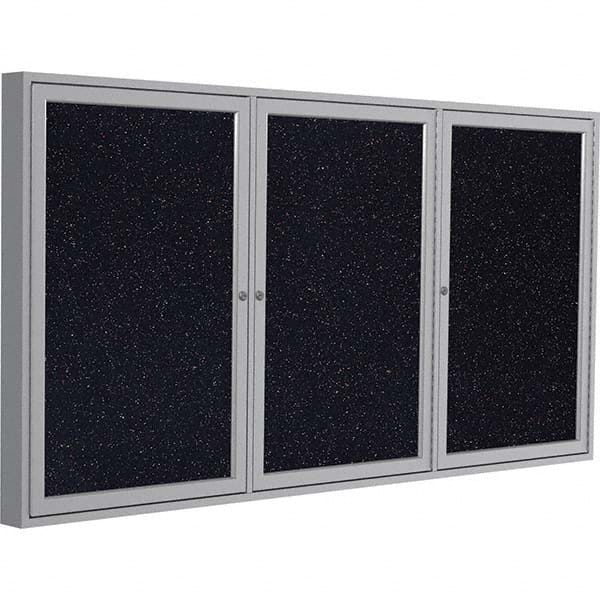 Ghent - Cork Bulletin Boards Style: Enclosed Recycled Rubber Bulletin Board Color: Confetti - Industrial Tool & Supply