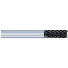 Accupro - 1/2", 1-1/4" LOC, 1/2" Shank Diam, 3" OAL, 8 Flute, Solid Carbide Square End Mill - Industrial Tool & Supply
