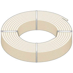 Mueller Industries - 0.862" ID x 1-1/8" OD, 100' Long, PEX-A Tube - Natural with Red Print, 100 Max psi - Industrial Tool & Supply