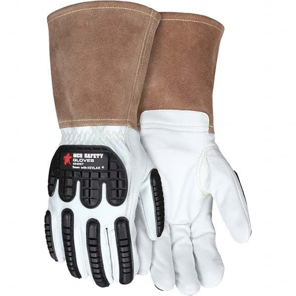 MCR Safety - Size L Thinsulate Lined Goatskin Welding Glove - Industrial Tool & Supply