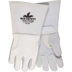 MCR Safety - Size M Foam Lined Elkskin Welding Glove - Industrial Tool & Supply
