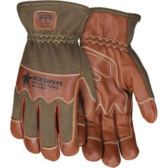 MCR Safety - Size L Goatskin Work Gloves - Industrial Tool & Supply