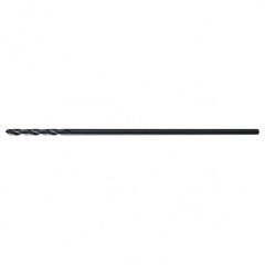 #9 RHS / RHC HSS 135 Degree Split Point Aircraft Extended Length Extension Drill - Steam Oxide - Industrial Tool & Supply