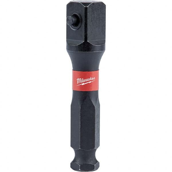Milwaukee Tool - Socket Adapters & Universal Joints Type: Impact Adapter Male Size: 7/16 Socket Drive to 1/2 Hex - Industrial Tool & Supply