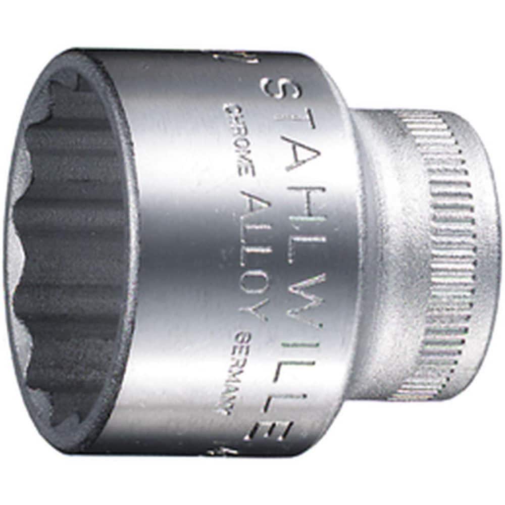 Hand Sockets; Socket Type: Standard; Drive Size: 3/8 in; Socket Size (Inch): 1/2; Drive Style: Hex; Overall Length (Decimal Inch): 0.9900; Material: Steel; Insulated: No; Tether Style: Not Tether Capable; Features: Anti-Slip Drive profile; Thin wall; Coat