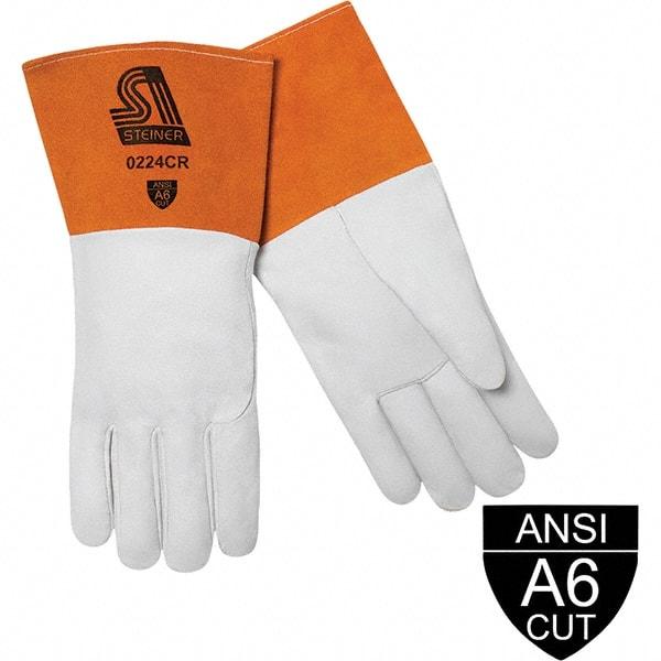 Steiner - Welder's & Heat Protective Gloves Type: Welding Glove Size: Small - Industrial Tool & Supply