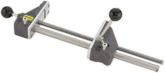 Heinrich - 12-3/4" Jaw Opening Capacity x 3" Throat Depth, Horizontal Drill Press Vise - 5-21/32" Wide x 1-3/4" High Jaw, Stationary Base, Standard Speed, 20-1/2" OAL x 1-3/4" Overall Height - Industrial Tool & Supply