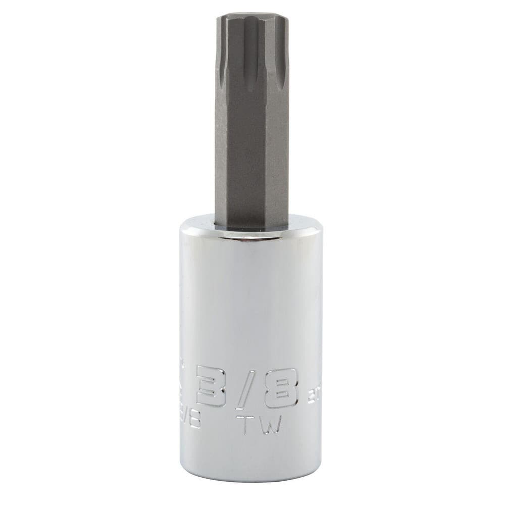 Hand Hex & Torx Bit Sockets; Socket Type: Hex Bit Socket; Tool Type: Hex Bit Socket; Hex Size (Inch): 3/8 in; Bit Length (Inch): 2-3/4; Bit Length: 2.75 in; Insulated: No; Material: Steel; Finish: Chrome-Plated; Overall Length (Inch): 2-3/4 in; Non-sparki