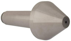Riten - 3-1/2" Head Diam, Hardened Tool Steel Bull Nose Point Solid Dead Center - 5MT Morse Taper, 3-1/2" Point Diam, 2.155" Point Length - Industrial Tool & Supply