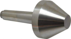 Riten - 2-3/4" Head Diam, Hardened Tool Steel Bull Nose Point Solid Dead Center - 3MT Morse Taper, 2-3/4" Point Diam, 1.508" Point Length - Industrial Tool & Supply