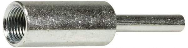 Merit Abrasives - Bore Polisher Mandrel - 1/2-20 Thread, for Use with B4 Series - Industrial Tool & Supply