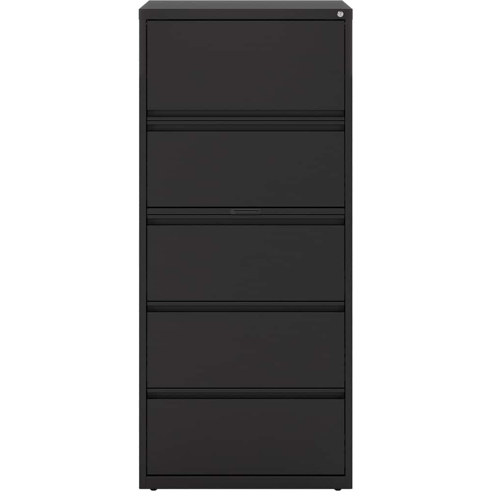 File Cabinets & Accessories; File Cabinet Type: Horizontal; Color: Black; Material: Steel; Number Of Drawers: 5.000