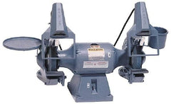 Baldor - 8" Wheel Diam x 1" Wheel Width, 3/4 hp Grinder - 3/4" Arbor Hole Diam, 1 Phase, 1,800 Max RPM, 115/230 Volts - Industrial Tool & Supply