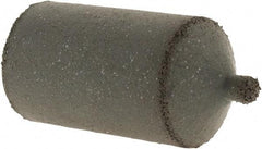Cratex - 1" Max Diam x 1-3/4" Long, Cone, Rubberized Point - Coarse Grade, Silicon Carbide, 1/4" Arbor Hole, Unmounted - Industrial Tool & Supply