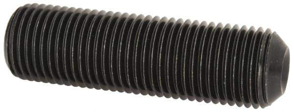 Value Collection - 1/2-20 UNF, 1-3/4" OAL, Cup Point Set Screw - Grade ASTM F912 Alloy Steel, 1/4" Key - Industrial Tool & Supply