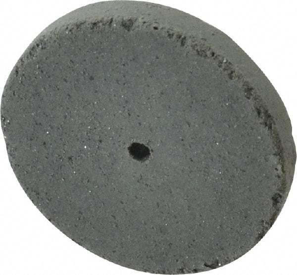 Cratex - 1" Diam x 1/16" Hole x 1/8" Thick, Surface Grinding Wheel - Silicon Carbide, Coarse Grade, 25,000 Max RPM, Rubber Bond, No Recess - Industrial Tool & Supply