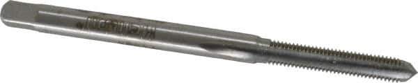 Heli-Coil - M2.5x0.45 Metric Coarse, D2, 3 Flute, Plug Chamfer, Bright Finish, High Speed Steel Hand STI Tap - 49.21mm OAL, 15.88mm Thread Length, 4.76mm Square Length, 2.79mm Square Size, 5H Class of Fit - Exact Industrial Supply