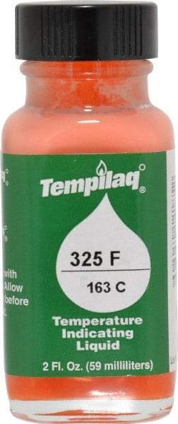 Tempil - 325°F Temp Indicating Liquid - 2 Ounce Container, 163°C - Industrial Tool & Supply