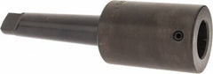 Collis Tool - 1-1/4 Inch Tap, 2.19 Inch Tap Entry Depth, MT3 Taper Shank, Standard Tapping Driver - 2-15/16 Inch Projection, 1-7/8 Inch Nose Diameter, 1.021 Inch Tap Shank Diameter, 0.766 Inch Tap Shank Square - Exact Industrial Supply