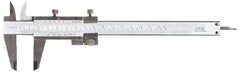 Fowler - 0 to 8" Stainless Steel Vernier Caliper - 0.02mm Graduation, 1.9" Jaw Depth, 0.0015" Accuracy, Includes Depth, Inside Diameter, Outside Diameter, Step - Industrial Tool & Supply