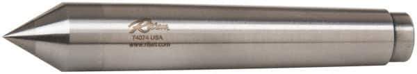 Riten - 0.72" Head Diam, Carbide-Tipped Steel Standard Point Half Dead Center - B&S 7 Brown & Sharpe Taper, 0.72" Point Diam, 1-1/8" Point Length, 4-3/8" OAL - Industrial Tool & Supply