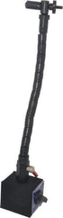Fowler - 85 Lb; 180 Lb Magnetic Force, Fine Adjustment Indicator Positioner & Holder with Base - Flexible Arm, 2-1/2" Base Height - Industrial Tool & Supply
