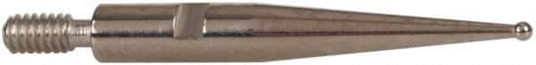 INTERAPID - 0.031" Ball Diam, Carbide, Ball Test Indicator Contact Point - 0.65" Contact Point Length, Use with Brown & Sharpe Interapid 312 Dial Test Indicators (Except 74.111965 & 74.111958) - Industrial Tool & Supply
