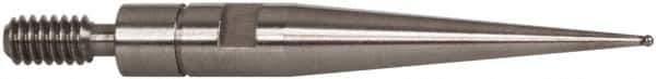 INTERAPID - 0.015" Ball Diam, Carbide, Ball Test Indicator Contact Point - 0.65" Contact Point Length, Use with Interapid Dial Test Indicators - Industrial Tool & Supply