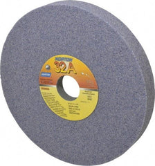 Norton - 8" Diam x 1-1/4" Hole x 1" Thick, J Hardness, 46 Grit Surface Grinding Wheel - Aluminum Oxide, Type 5, Coarse Grade, 3,600 Max RPM, Vitrified Bond, One-Side Recess - Industrial Tool & Supply