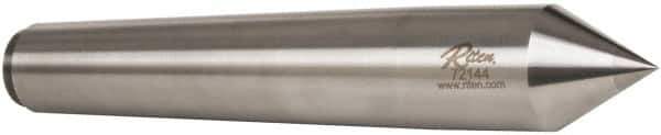 Riten - 1-3/4" Head Diam, Carbide-Tipped Steel Standard Point Solid Dead Center - Jarno 14 Taper, 1-3/4" Point Diam, 3" Point Length, 10-1/2" OAL - Industrial Tool & Supply