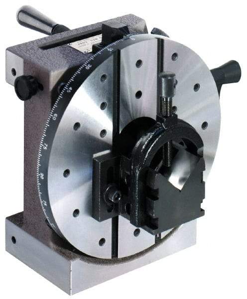 Harig - 24 Position, V-Block Grinding Fixture & Indexing Spacer - 4" High Centerline, 1-3/16" Spacer Through Hole, 8-5/16" OAL, 7-41/64" Overall Height - Industrial Tool & Supply