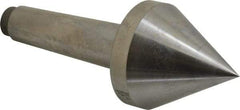 Riten - 2-3/4" Head Diam, Hardened Tool Steel Pipe Nose Point Solid Dead Center - 4MT Morse Taper, 2-3/4" Point Diam, 2.37" Point Length - Industrial Tool & Supply