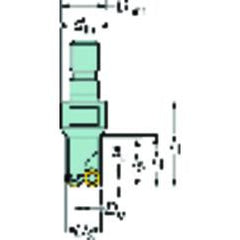 R300-24T12-12L Round Insert Cutter - Industrial Tool & Supply