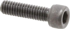 Value Collection - #3-56 UNF Hex Socket Drive, Socket Cap Screw - Alloy Steel, Black Oxide Finish, Fully Threaded, 3/8" Length Under Head - Industrial Tool & Supply