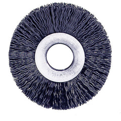 2-1/2″ Small Diameter Crimped Nylon Wheel, .022″ Black Fill, 5/8″ Arbor Hole - Industrial Tool & Supply