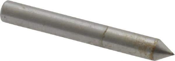 Norton - 1" Long x 1/8" Shank Diam Single Point Diamond Dresser - 60° Included Angle - Industrial Tool & Supply