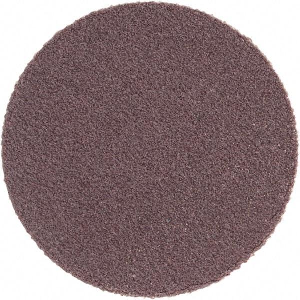 Standard Abrasives - 1" Disc Diam, 180 Grit, Aluminum Oxide Quick Change Disc - Type S Attaching System, Coated, Brown, Very Fine Grade, 20,000 RPM - Industrial Tool & Supply