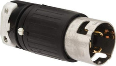 Hubbell Wiring Device-Kellems - 250 VAC, 50 Amp, NonNEMA Configuration, Industrial Grade, Self Grounding Plug - 3 Phase, 3 Poles, IP20, 0.83 to 1-1/4 Inch Cord Diameter - Industrial Tool & Supply