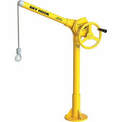 Sky Hook - 500 Lb Steel Lifting Hook Crane - Industrial Tool & Supply