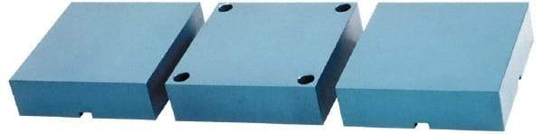 Kurt - 6" Jaw Width, 1.728" Jaw Height, Standard, Vise Jaw Set - Aluminum, 3 Jaws, Soft Jaws, 6 HD & HDL Vise Compatibility - Industrial Tool & Supply