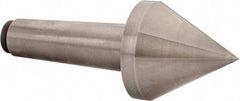 Riten - 3-1/2" Head Diam, Hardened Tool Steel Pipe Nose Point Solid Dead Center - 5MT Morse Taper, 3-1/2" Point Diam, 3.017" Point Length, 4.03" OAL - Industrial Tool & Supply