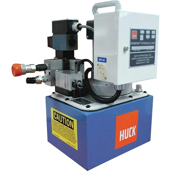Marson - 115 hp, 5,000 Max psi, 1.5 GPM, Hydraulic Power Unit - 1.5 Gal Tank, 1 Phase, 220 Volt - Industrial Tool & Supply